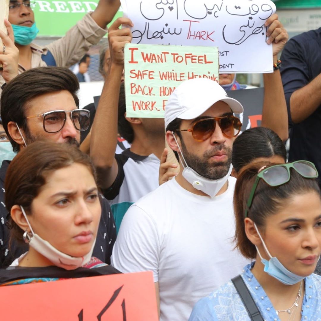 KARACHI: Leading actress of Pakistani showbiz industry Mahira Khan has become a part of the campaign against violence and sexual harassment against women.