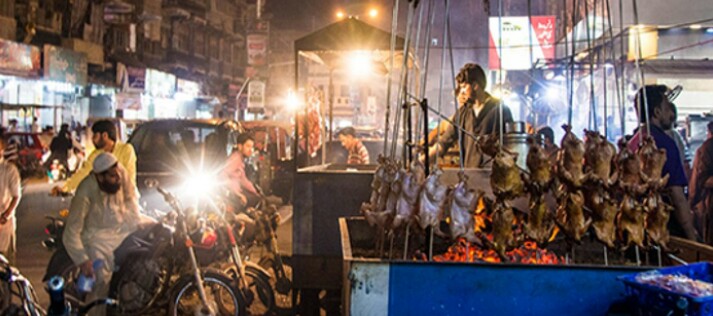 Karachi: Burns Road Food Street got new life.