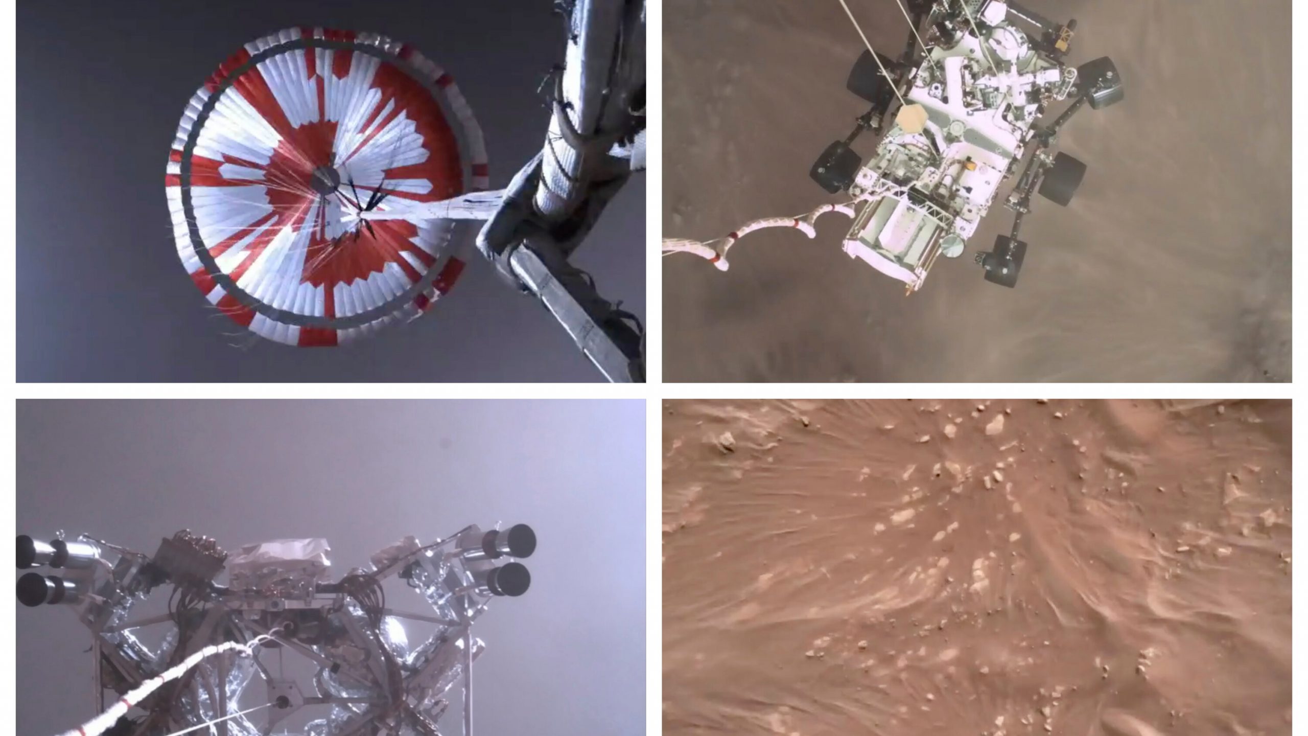 New York: NASA has released a video of the Preservation Rover landing on the surface of Mars.