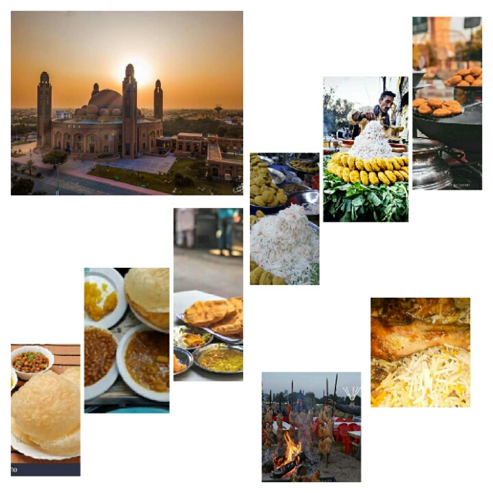 Famous dishes of Lahore city.