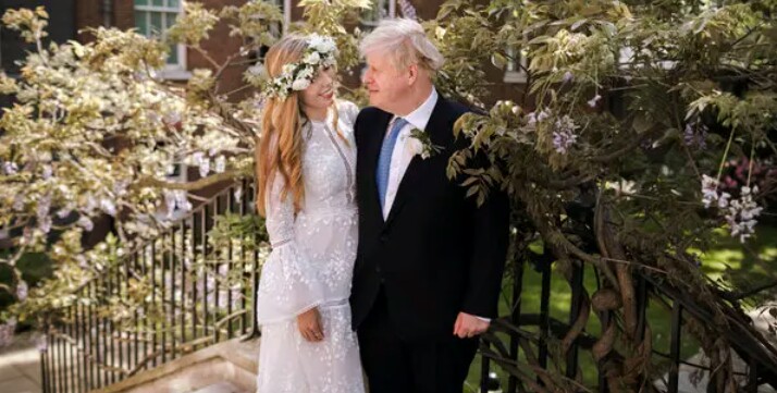 LONDON: British Prime Minister Boris Johnson has tied the knot with his girlfriend Carrie Symonds for the third time.