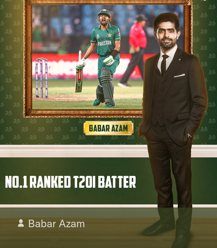 Dubai Babar Azam named captain of ICC Men’s T20 Team of the Year.