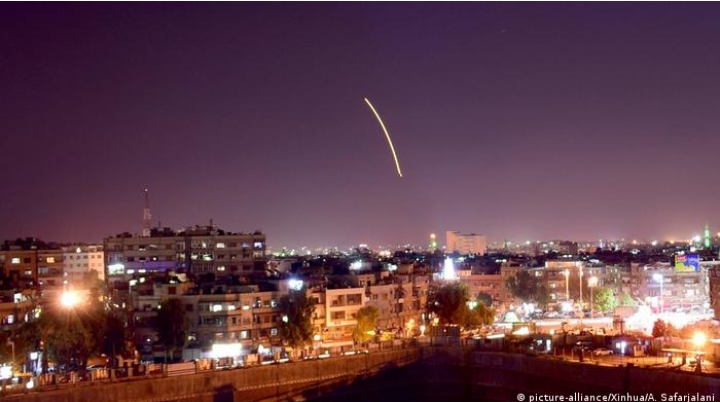 Damascus Israeli missile strikes on Syria.