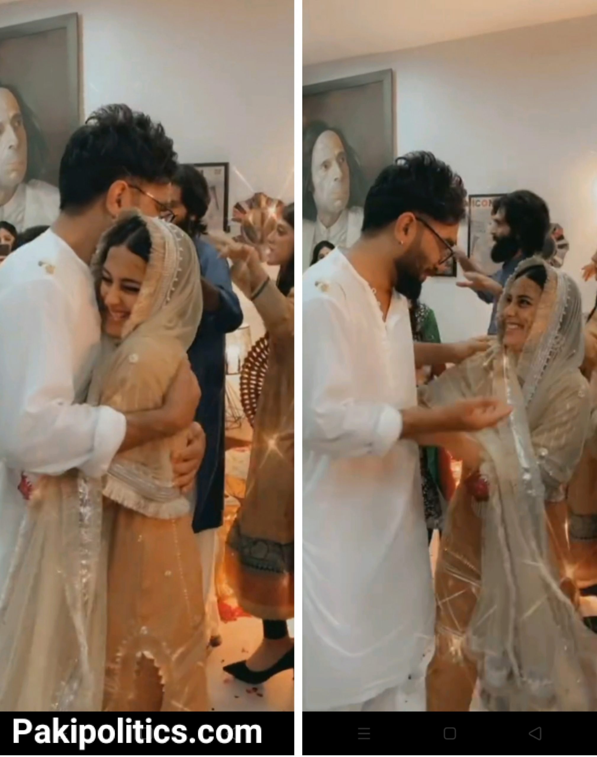 Karachi Famous actress Iqra Aziz shared a beautiful video on her second wedding anniversary.