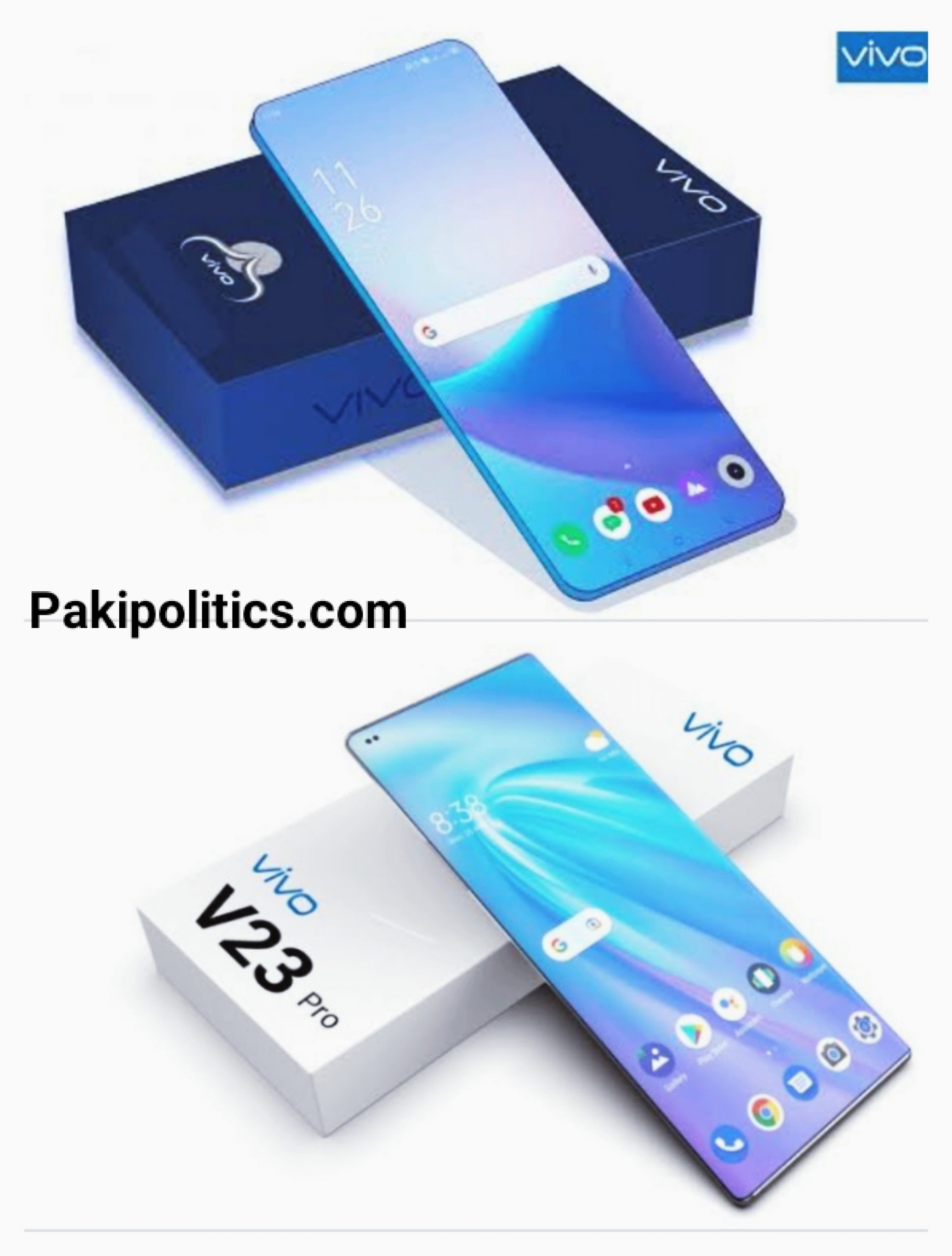 Vivo V23 5G Launch is Upcoming in Pakistan Know yours Price and Features.