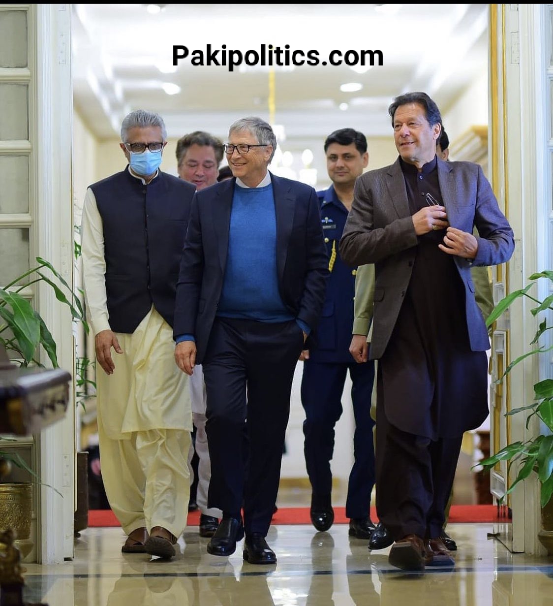Islamabad Visiting Bill Gates Meets Prime Minister Imran Khan.