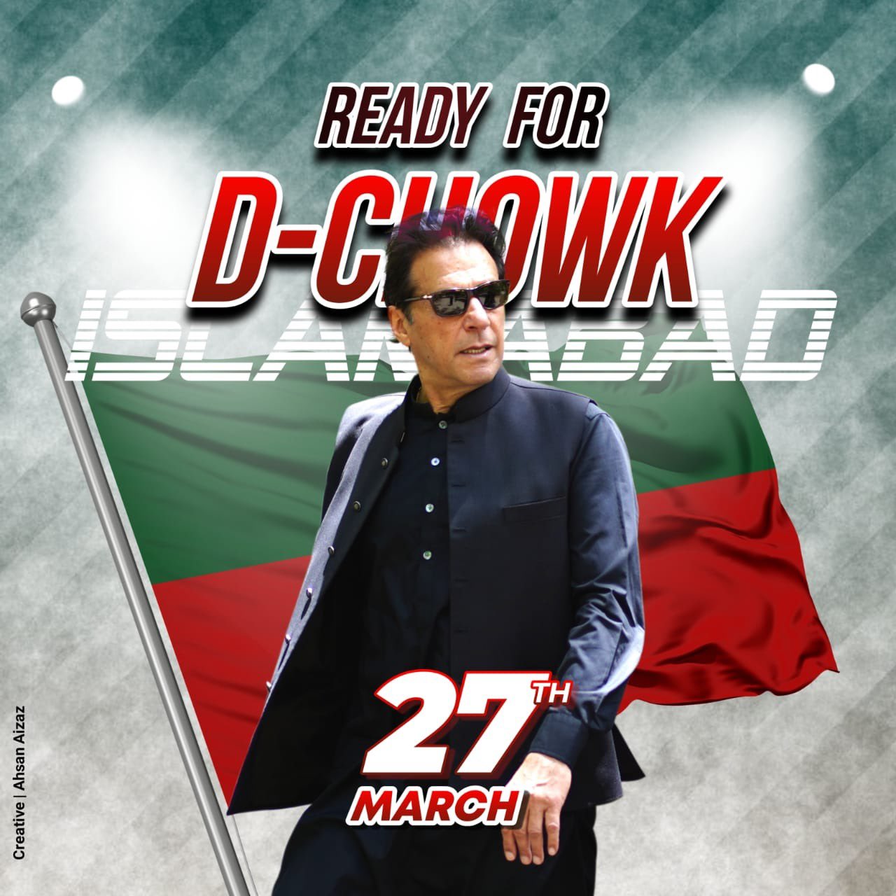 PTI has blazoned to hold a rally on March 27 at D-Chowk.