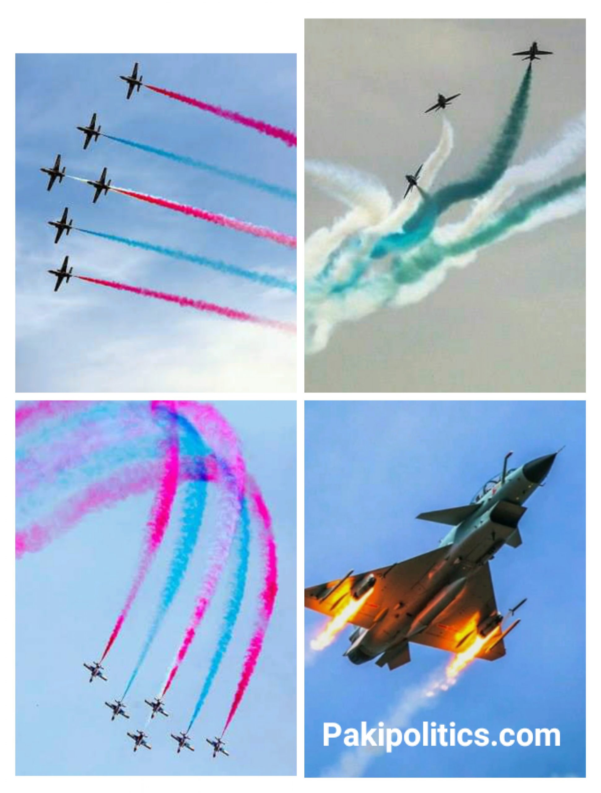 Spectacular aerial demonstration of state-of-the-art J-10-C fighter jet for the first time in Pakistan Day Parade.