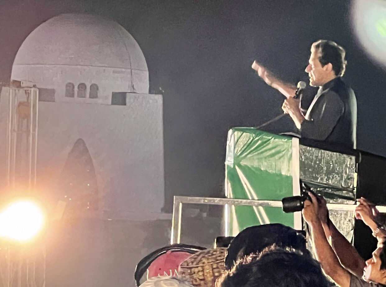 My life is not as important as the real independence of Pakistan. Former PM Imran Khan.