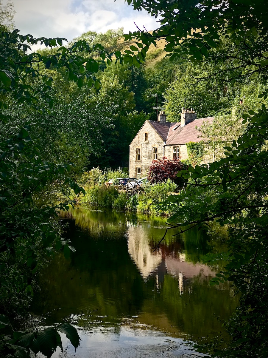 a house by a river