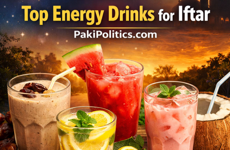 Top Energy Drinks for Iftar افطار میں توانائی دینے والے قدرتی مشروبات