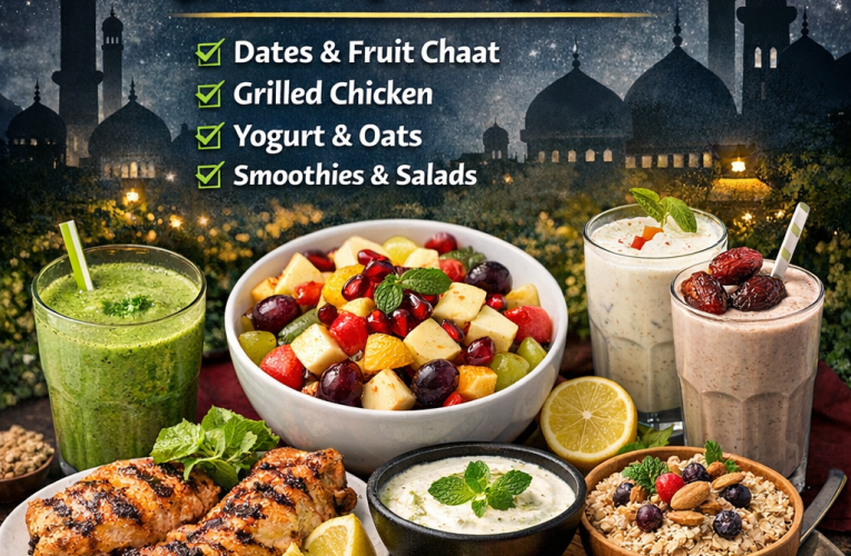 Top 10 Healthy Iftar Foods افطاری میں کھانے والی 10 صحت مند غذائیں