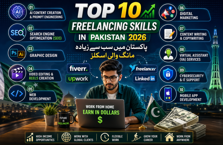 Top 10 Freelancing Skills in Pakistan 2026