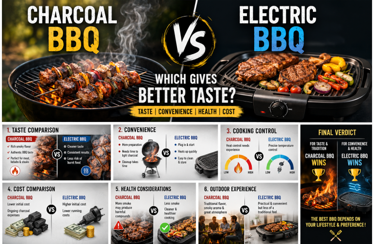 Charcoal vs Electric BBQ – Which Gives Better Taste?