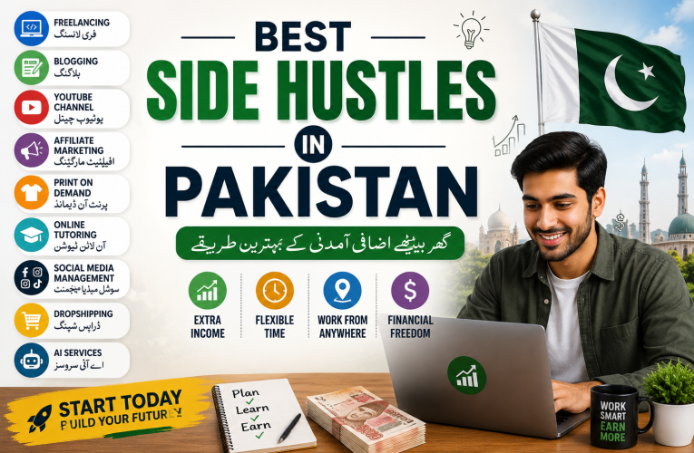 Best Side Hustles in Pakistan.