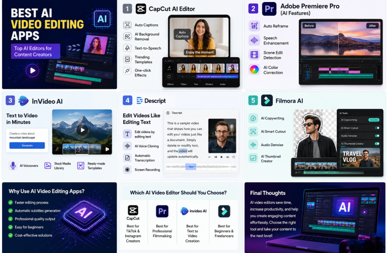 Best AI Video Editing Apps 2026