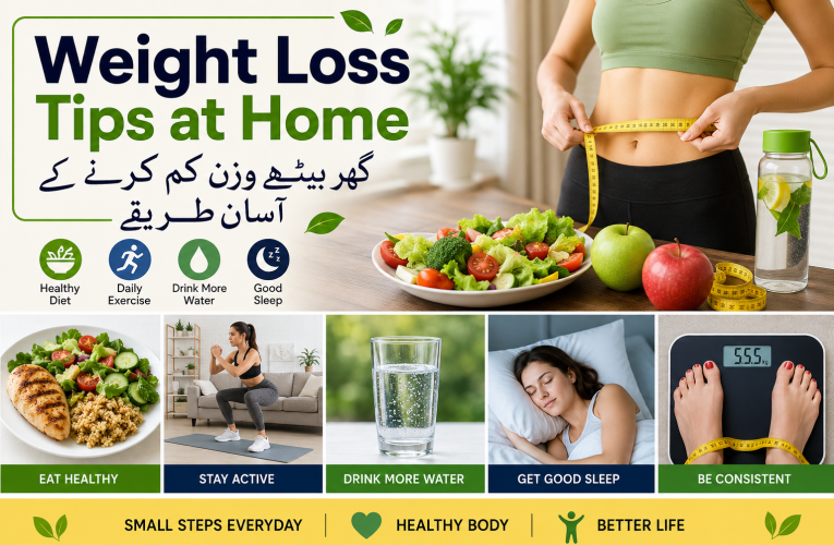Weight Loss Tips at Home گھر بیٹھے وزن کم کرنے کے آسان