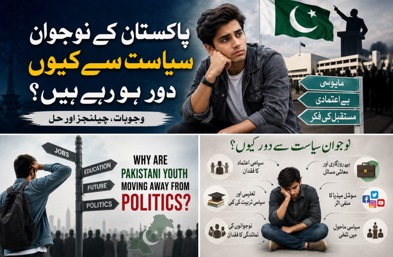 پاکستان کے نوجوان سیاست سے کیوں دور ہو رہے ہیں؟