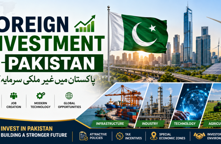 Foreign Investment in Pakistan پاکستان میں غیر ملکی سرمایہ کاری