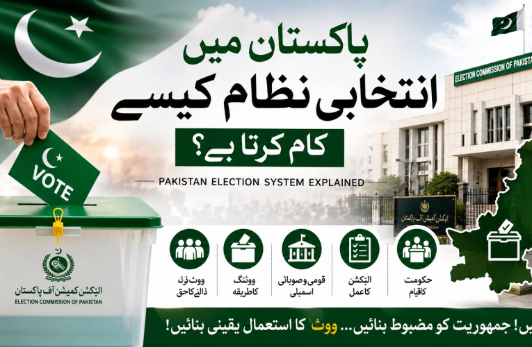 پاکستان میں انتخابی نظام کیسے کام کرتا ہے؟
