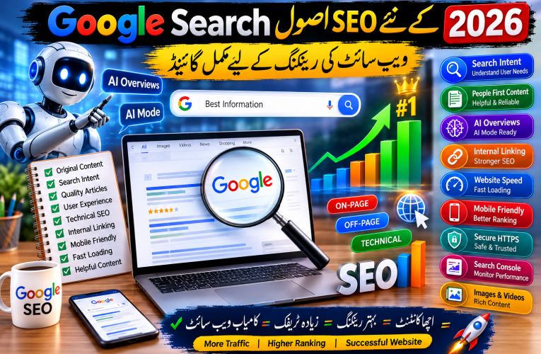 Google Search کے نئے SEO اصول 2026 AI Mode