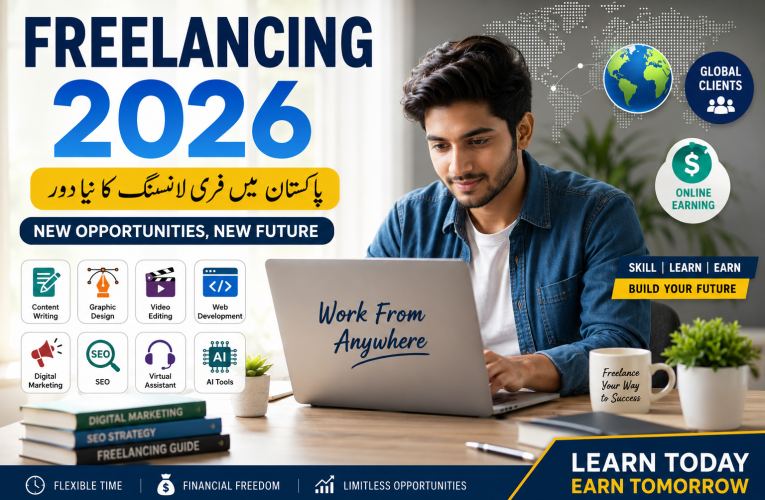 Freelancing 2026: پاکستان میں فری لانسنگ اور Online Earning کا مستقبل