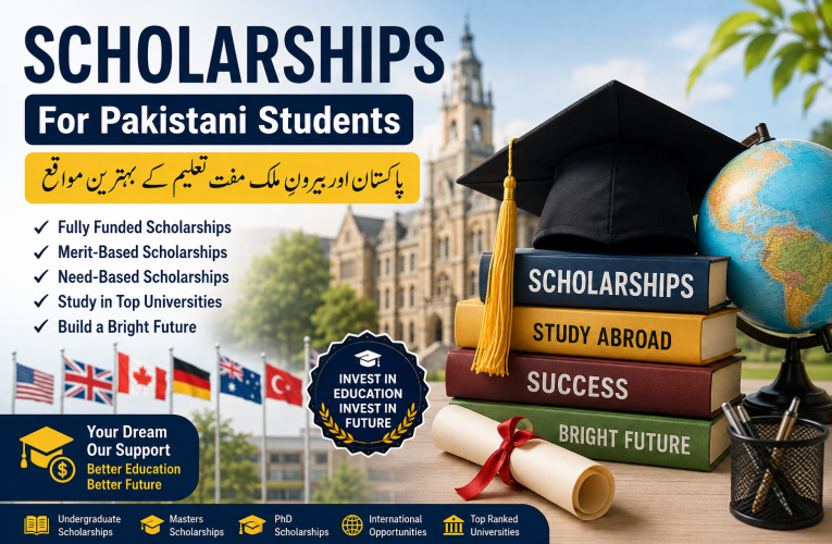 Scholarships for Pakistani Students 2026.