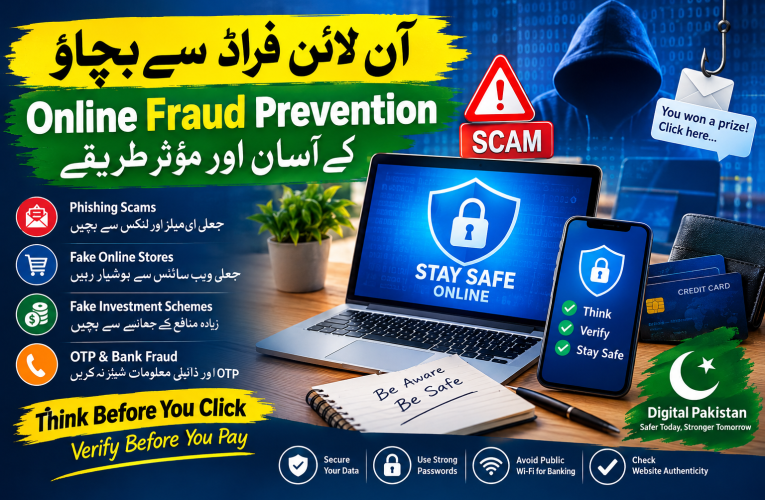 آن لائن فراڈ سے بچاؤ: Online Fraud Prevention کے 10 آسان طریقے