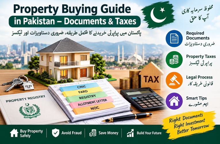 Property Buying Guide in Pakistan 2026 Documents, Taxes & Tips